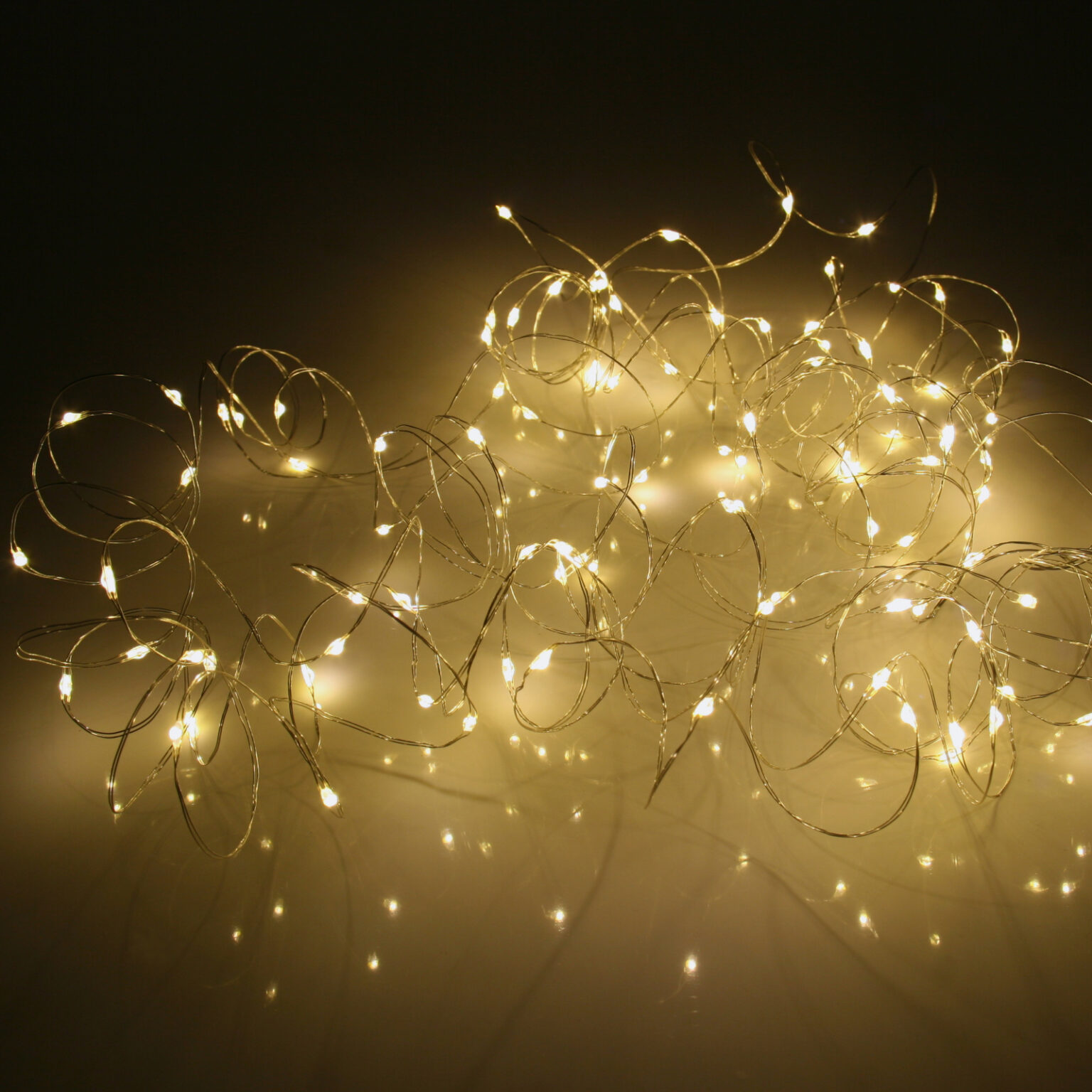 100 Warm White Micro Lights with Remote Control, USB Plug, Timer, Multi