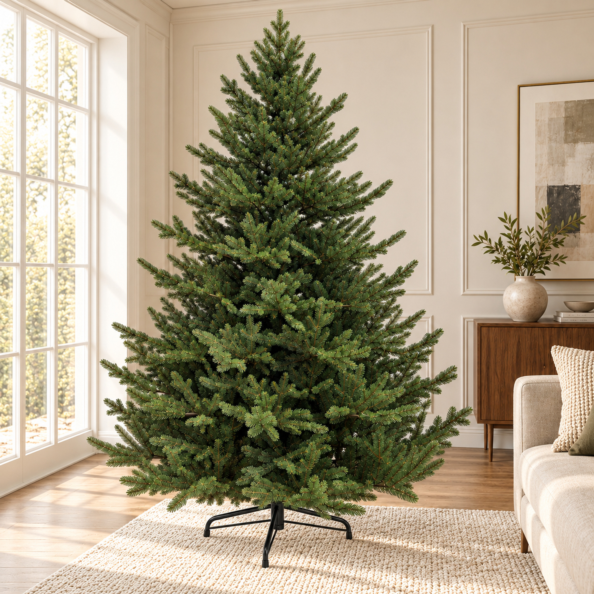 7ft Realistic PE Christmas Tree | Qbis 2.2m Hinged Fraser Fir made in Ukraine - Image 6