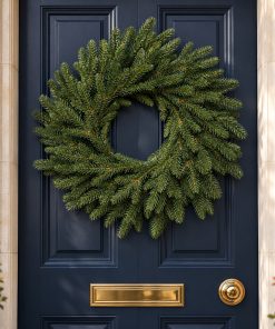Luxury Artificial Christmas Wreath, 68cm Realistic Fraser Fir - Image 7