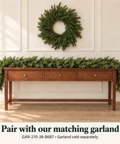 Luxury Artificial Christmas Wreath, 68cm Realistic Fraser Fir - Image 4
